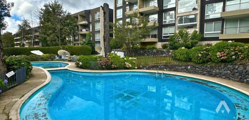 Departamento de 2 dormitorios en venta en Pucón.