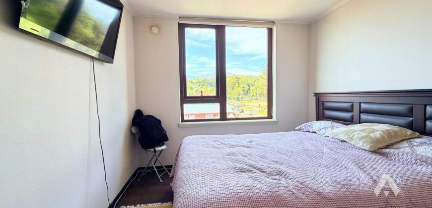 Departamento en venta en Pucón, con vista al volcán