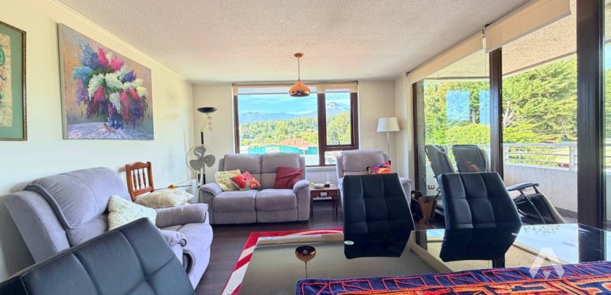 Departamento en venta en Pucón, con vista al volcán