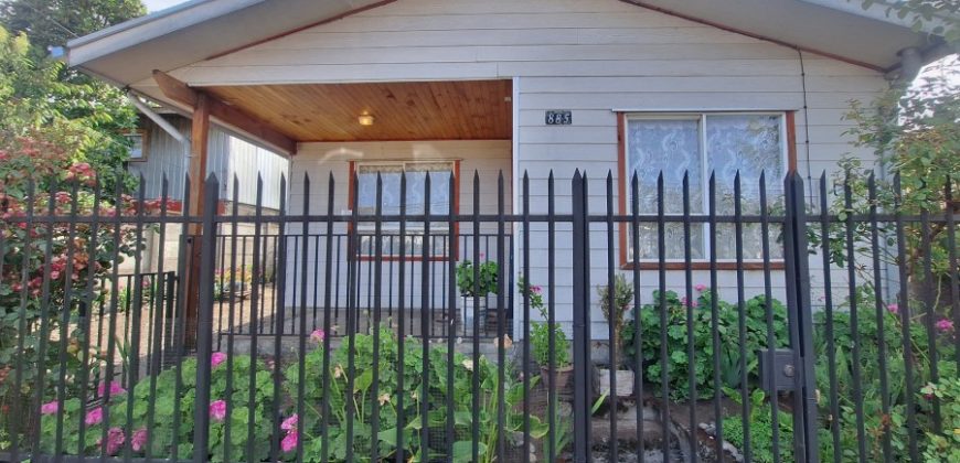 VENDO CASA CALLE QUIDEL – 323 MT2 DE TERRENO