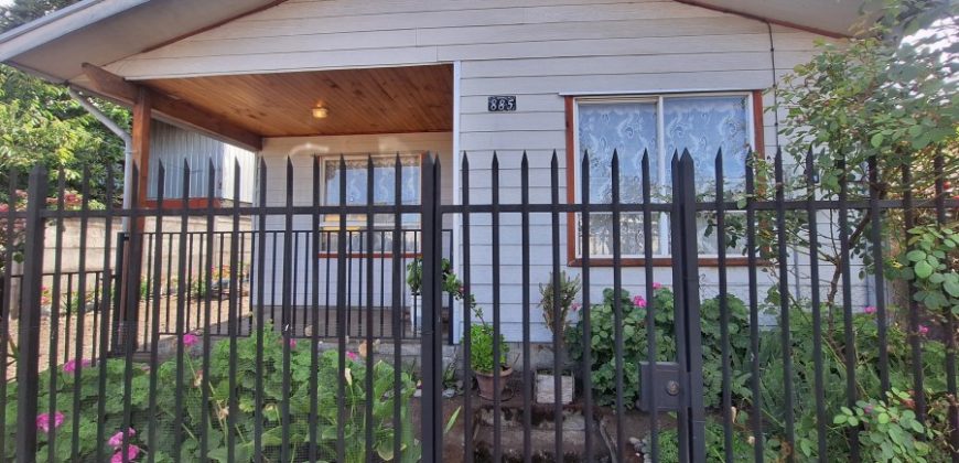 VENDO CASA CALLE QUIDEL – 323 MT2 DE TERRENO