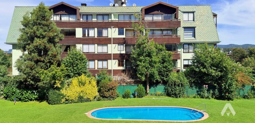 Departamento en venta a pasos del lago, Pucón
